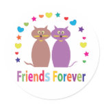 Friendship Round Sticker