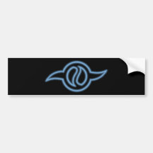 Friendship symbol bumper sticker
