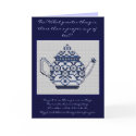 FRIENDSHIP TEA Cross Stitch Style Design cards