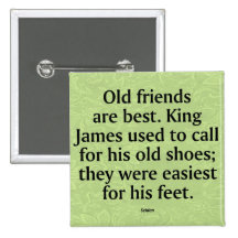 Friendship with Old Friends Pin