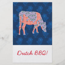 Friesian cow, Friese koe Custom Flyer