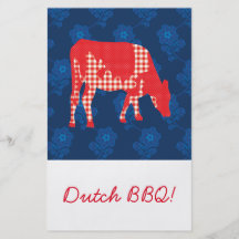 Friesian cow, Friese koe Custom Flyer