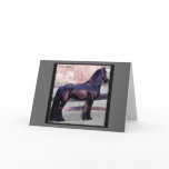 Friesian Horse Card