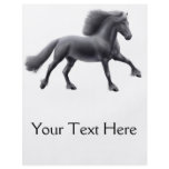 Friesian Horse Full Gallop Flyer