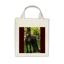 Friesian Painting Tote Bag