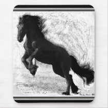 Friesian Power Mousepad