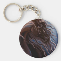 Friesian Storm Key Chains