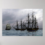 frigates at anchor posters