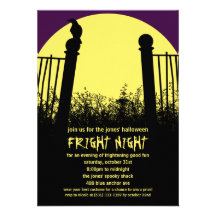 Fright Night Halloween Party Invitation