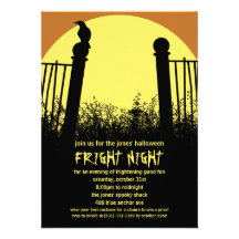 Fright Night Halloween Party Invitation