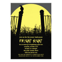 Fright Night Halloween Party Invitation