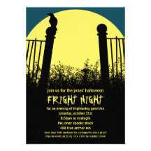 Fright Night Halloween Party Invitation