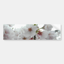 Frilly Flowers Bumper Sticker