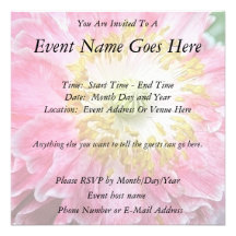 Frilly Pink Poppy Announcement