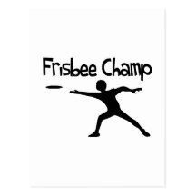Frisbee Champ Postcards