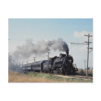 Frisco 2-10-0, No. 1630, Illinois Railroad Museum, Post Card