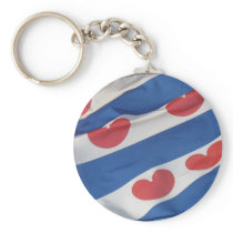 Frisian Flag Keychain Frysk Fryslan Sleutelhanger