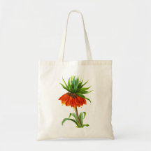 Fritillaire Imperiale by Pierre Joseph Redoute Bags