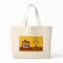 FRITZ BREW CONE TOP BEER CAN DESIGN FREEPORT ILL CANVAS BAG