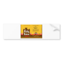 FRITZ BREW CONE TOP BEER CAN DESIGN FREEPORT ILL BUMPER STICKERS