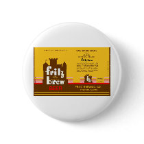 FRITZ BREW CONE TOP BEER CAN DESIGN FREEPORT ILL PIN