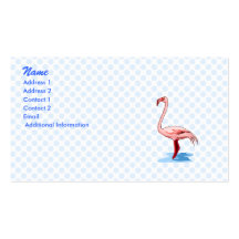 Fritz Flamingo Business Card Templates