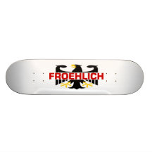 Froehlich Surname Skate Board Decks