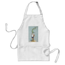 Frog Balancing Act Vintage Aprons