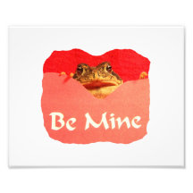 Frog be mine cutout valentine photograph