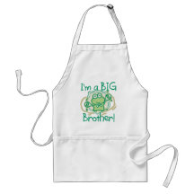 Frog Big Brother Apron