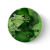frog, Bio-Science Club Pins