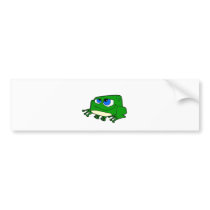 frog bumper sticker