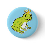 Frog Button Blue