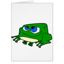 frog greeting card