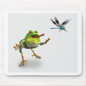 Frog Chasing Dragonfly mousepads