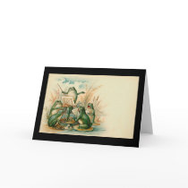 "Frog Chorus" Greeting Card