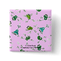 Frog Collage Pins