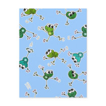 Frog Collage Postcard