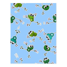 Frog Collage Postcard