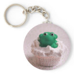 Frog Cupcake Keychain