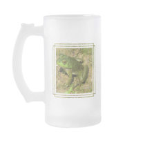 Frog Design Frosted Beer Mug