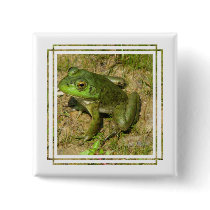 Frog Design Square Pin