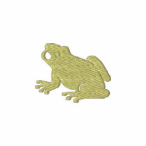 Frog embroidered design embroidered shirt