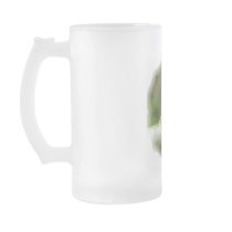 Frog Eyes Frosted Glass Beer Mug