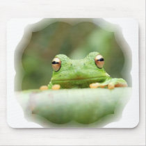 Frog Eyes Mouse Pad