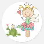Frog Fairy - Blonde T-shirts and Gifts Sticker