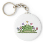 Frog Garden Keychain