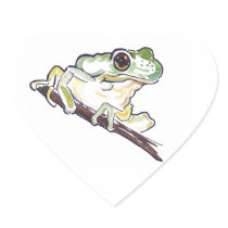 Frog Heart Sticker