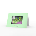 Frog Homicide Police Cartoon On Greeting Card