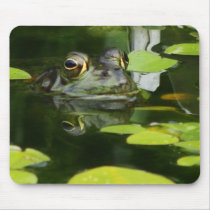 Frog in a Lily Pond Mousepad